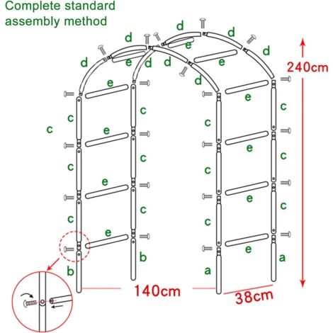 Arco Da Giardino Arco Per Matrimoni Supporto Per Arco Per Rose Colonna