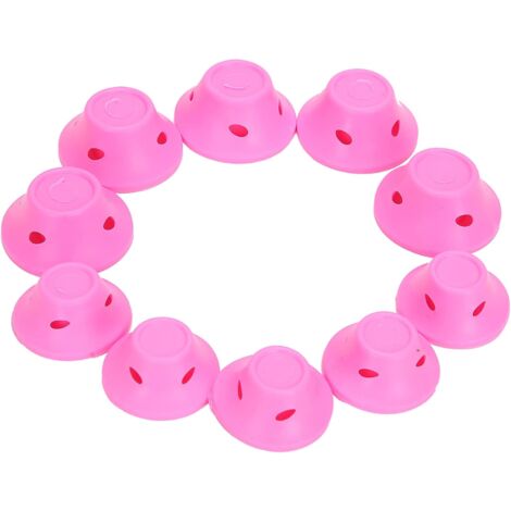 40 bigodini magici rosa di cui 20 bigodini grandi in silicone e 20 bigodini piccoli in silicone-RAPANDA (1/5)