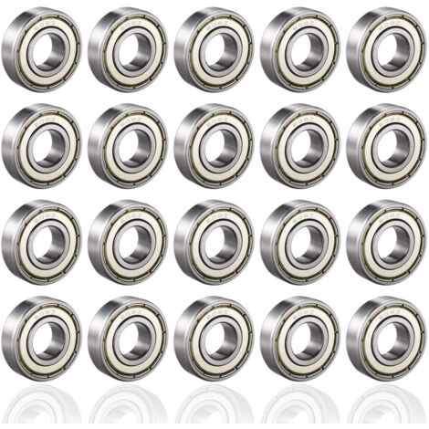 Cuscinetti a sfere, cuscinetti a sfere 608ZZ, 20 pezzi di cuscinetti di velocità, cuscinetti a sfere di qualità per scooter, skateboard, longboard, waveboard, 8 x 22 x 7 mm-RAPANDA (1/5)