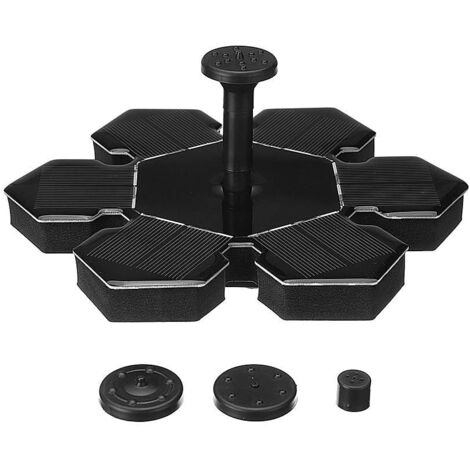 Pompa Solare Per Fontana Da Giardino - 1.4W Con 4 Ugelli Per Stagni E Vasche
