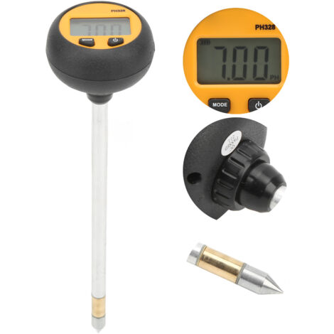 Testeur numérique de pH du sol 2,0PH-8,5PH Testeur de température et d'humidité haute précision pour les terres agricoles, les vergers et les serres (1/5)