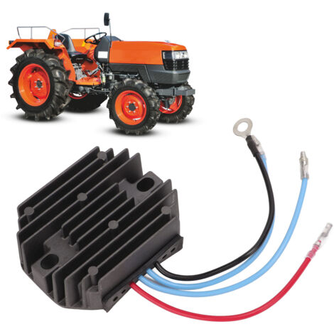 Regolatore di tensione in lega di alluminio da 12 V 66611-55250 di ricambio per trattore Kubota B4200 B5100
