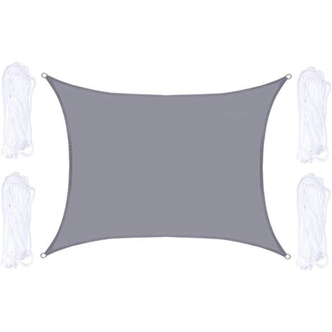 Sekey Parasole Rettangolare In Alluminio 200x300 Cm - Protezione UV 50+ Con Manovella E Ventilazione - Materiale Riciclato Certificato GRS