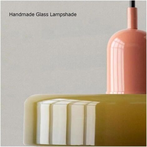 Lampada A Sospensione Globo In Vetro E Oro - Design Mid-Century Per Isola Cucina - copertina