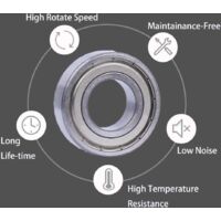 Cuscinetti A Sfera 608 ZZ - Confezione Da 40 Pezzi, 8x22x7 Mm, Per Skate E Scooter - Foto 2