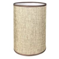 UKCOCO Paralume Cilindrico In Tessuto Di Lino 14x14x20 Cm (5,5x5,5x7,8") - Ricambio Per Lampada Da Tavolo - 3