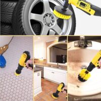 Set Spazzole Per Trapano - 10 Pezzi Per Pulizia Profonda, Per Cucina, Bagno, Auto E Piastrelle - Foto 7