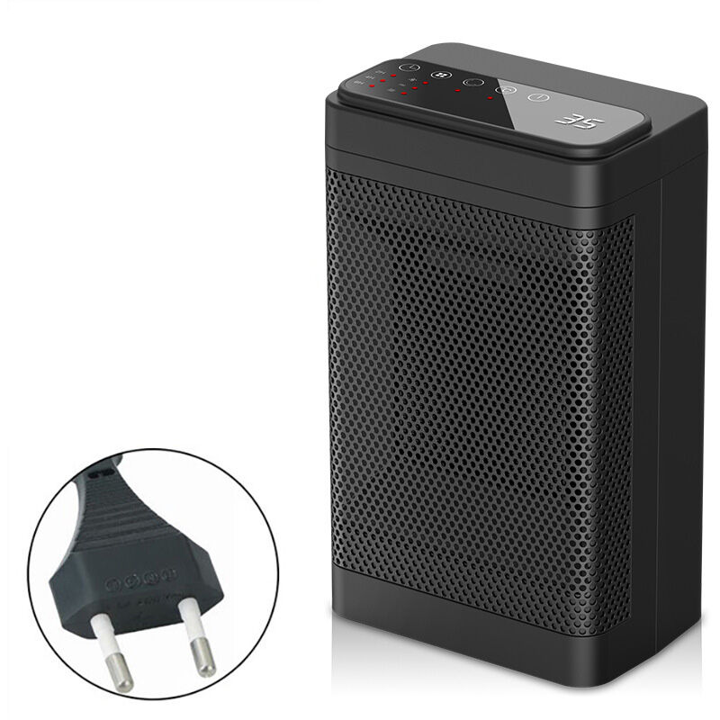 Fan Heater, Small Portable Electric Heater, Bathroom Fan Heater, with  Remote Control, YND-1200D