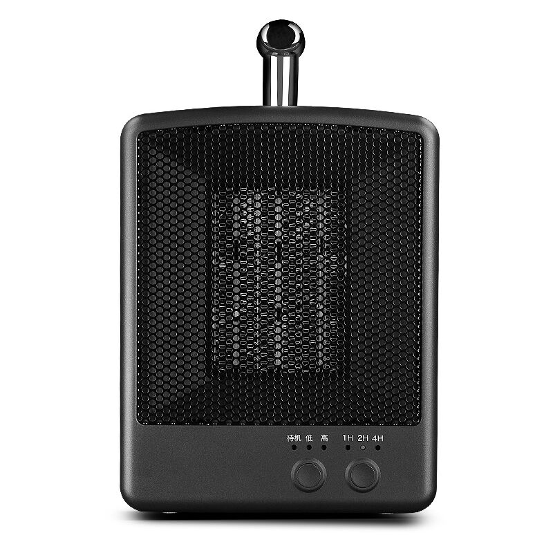 Fan Heater, Small Portable Electric Heater, Bathroom Fan Heater, with  Remote Control, 220V, Black