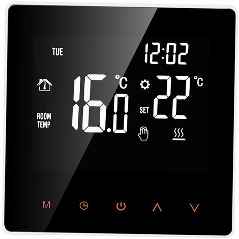 LITZEE Smart Wifi Thermostat, Intelligent Programmable Thermostat, Smart  Wifi Connected Thermostat, Compatible with Alexa Google Home, Electric  Floor Heating 16a White