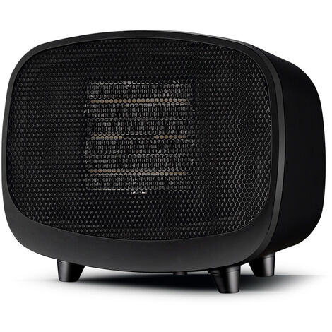 Fan Heater, Small Portable Electric Heater, Bathroom Fan Heater, with  Remote Control, Black