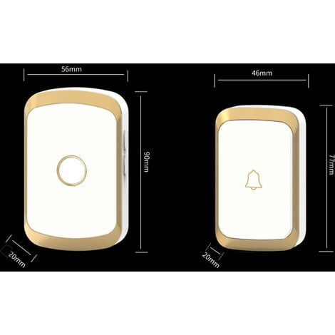 MUFF Doorbell, 300m Waterproof Outdoor Wireless Door Bell , 36