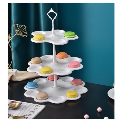 3-Tiered Tray, Cake Stand or Desert Serve ware Tower - On Sale - Bed Bath &  Beyond - 34999274