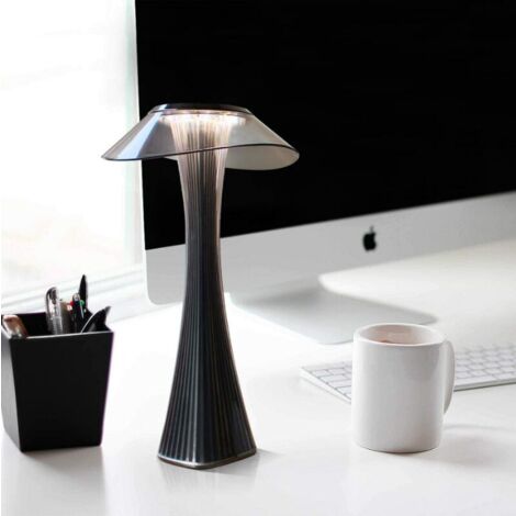 Battery Operated Lamp with Timer, Glass Cordless Lamp – Modern