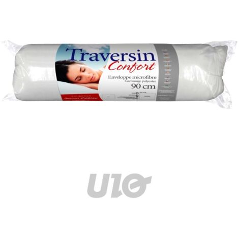 Traversin Uni confort Polyester, Polochon de Haute Qualité - 90 x 21 cm (1/6)