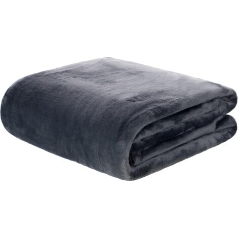 Plaid Anthracite 180 x 220 cm (1/3)