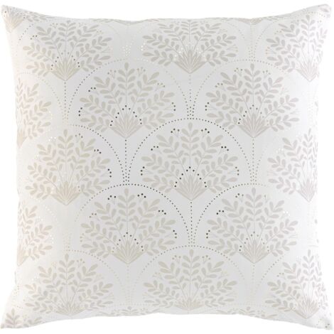 COUSSIN DÉHOUSSABLE COMPRESSE 60 x 60 CM POLYESTER IMPRIMÉ MÉTALLISÉ MAJESTIA (1/3)