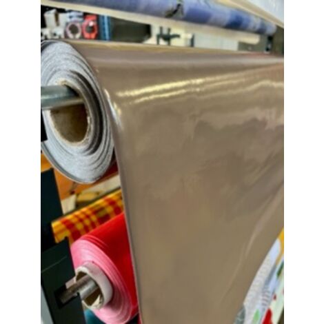 Toile cirée Unie - Au mètre - Imperméable - Anti-Tâches - 150 x 140 cm - Taupe