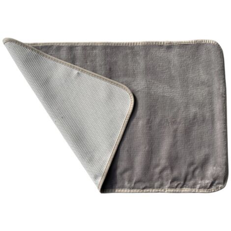 Tapis magique 2 en 1 Absorbant Anti-dérapant 45x70cm - Gris (1/5)