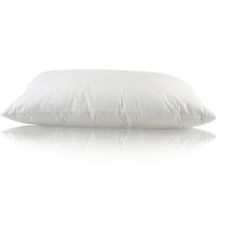 Oreiller rectangulaire ou carré moelleux 100% Polyester Fibres Creuses Coussin Promo Linge - 50x70 cm - A L'Unité.