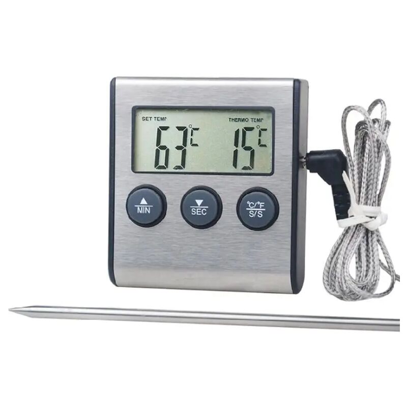 Lot de 6 mini jauges d'humidité de température numérique électronique  Hygromètre de jauge de température intérieure Affichage LCD Fahrenheit (℉)