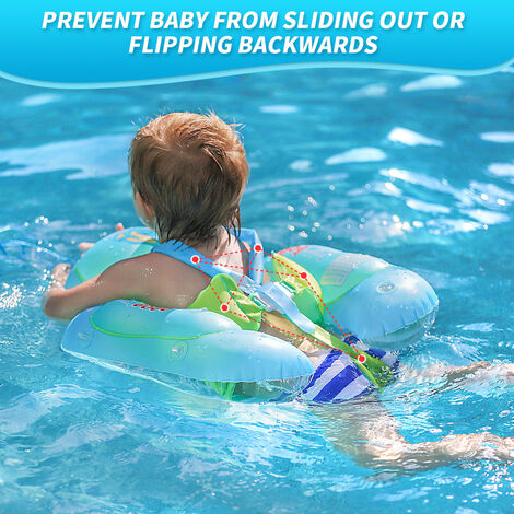 COUCOU Bouée de natation gonflable pour bébé - Aide bébé à