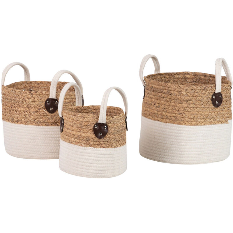 CESTA ROPA RATTAN 35L PLATA 6,95€