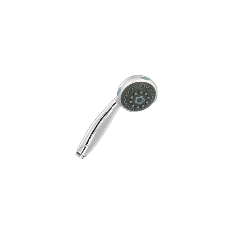 Douchette d'hydromassage multijets avec caoutchoucs anticalcaire multiget   90 mm accessoires de douche chrome's