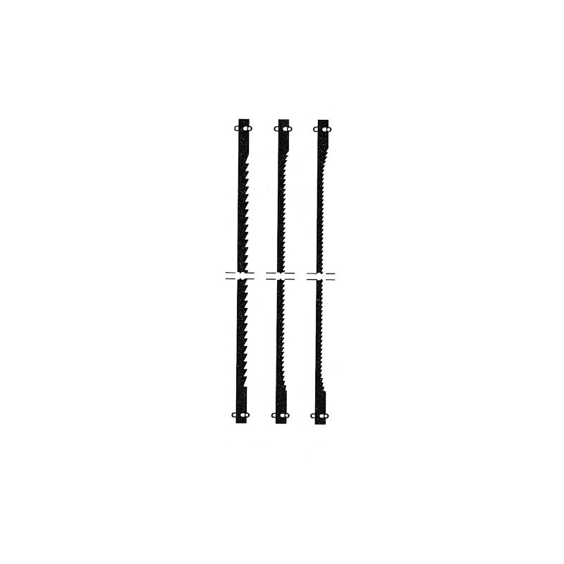 Lames De Scie à Chantourner Proxxon - 12 Pièces Denture Fine - Pour Bois Tendre, Dur Et Plastique - Longueur 127mm