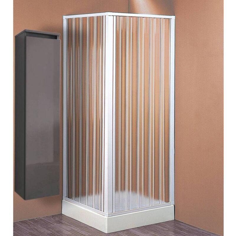 Paroi De Douche Pliante PVC Pinto – Sur Mesure, 185 Cm, Couleurs Au Choix