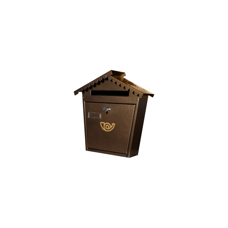 BoA te aux lettres avec toit Espresso 716 cm 37x13x38 h facteur