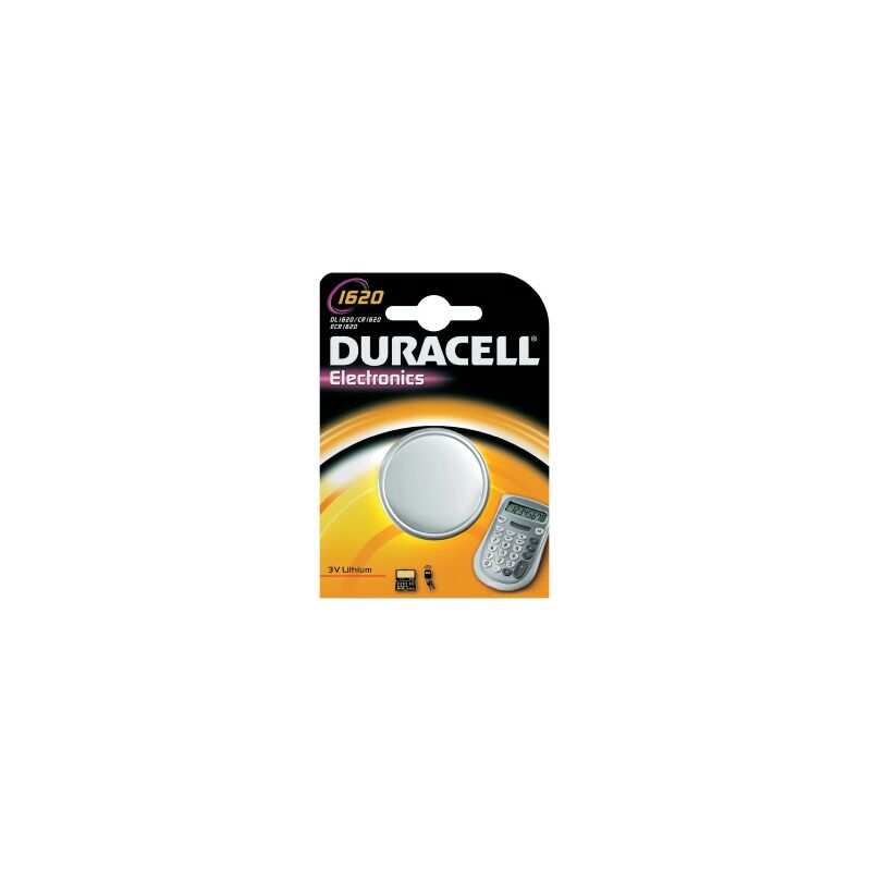 Pile bouton au lithium 1620 DURACELL