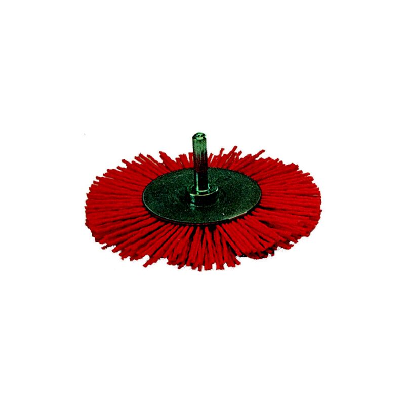 Brosse circulaire en nylon Poggi 497.15 100 mm grain 80 pour le polissage
