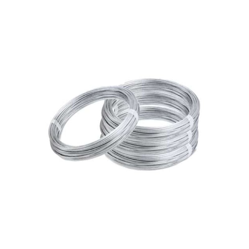 Sidex rouleau 1 kg de fil de fer A paisseur d&39acier galvanisA  3,5 mm taille  18