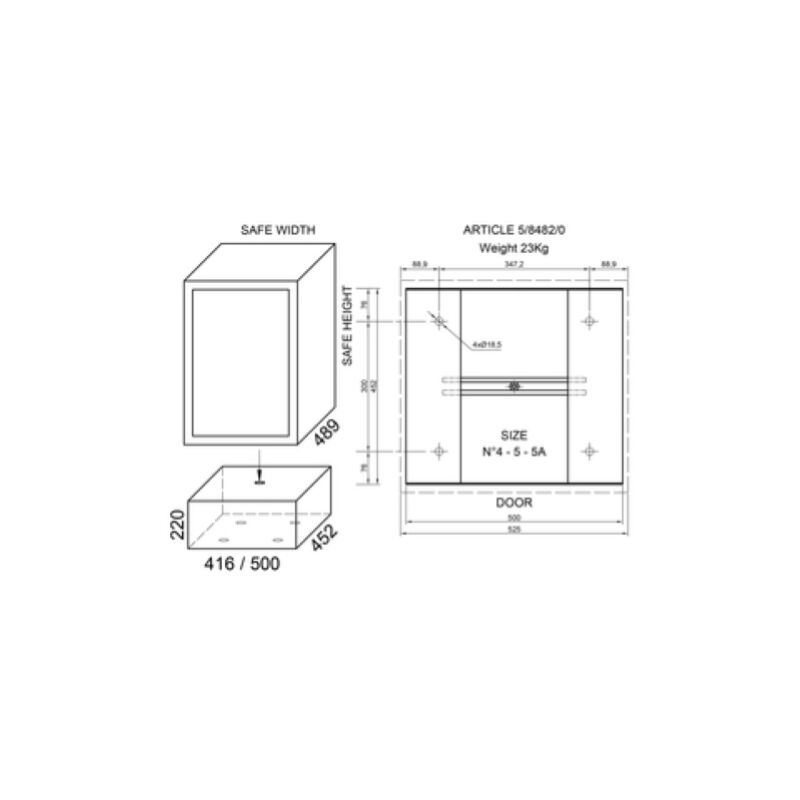 BOOSTEADY Supporto A Parete Per Pistola A 4 Slot, Supporto Per Pistola Adatto Alla Maggior Parte Delle Pistole, Supporto A Parete Per Pistola Per 19, 17, 42, 43, P238, Ruger LCP, Sig - Foto 3