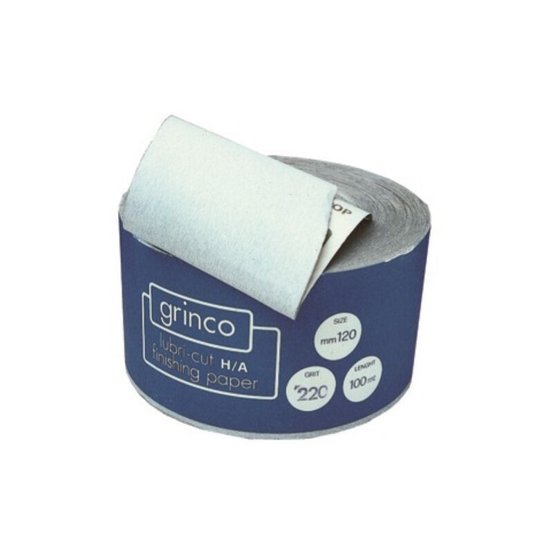 ProDec Rouleau Papier Abrasif Fin 320 - 5 M X 115 Mm - Ponçage Finition Bois Peinture Vernis Auto