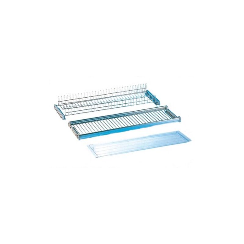 Porte-Tasses En Acier Inoxydable Avec Étages - Rangement Gain De Place Pour 6 Tasses Et Assiettes