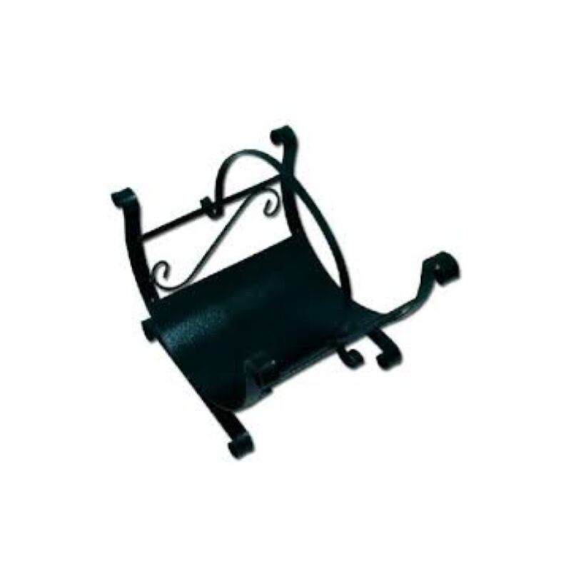 Porte-bAches en fer forgA  pour cheminA e cm 33x35x55 h Accessoires porte-bois