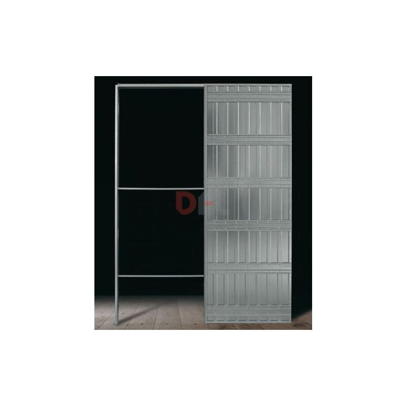 contre-chA ssis pour plaque de plA tre coulissante dissimulA e 70x10x210 cm