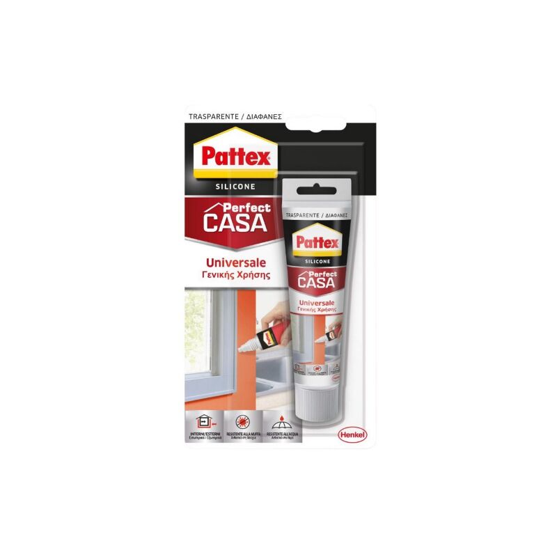 Pattex Sista silicone universale trasparente 50 ml sigillante acetico