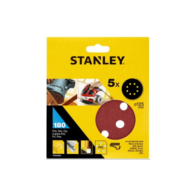 100 Dischi Abrasivi 125 Mm Per Orbitale Grana 80/180/240 - Foto 11