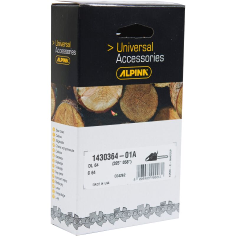 Rouleau Chaîne Tronçonneuse 25 Pieds 325 Semi-Chisel Jauge 1.5 Mm – Semi-Professionnelle Haute Résistance