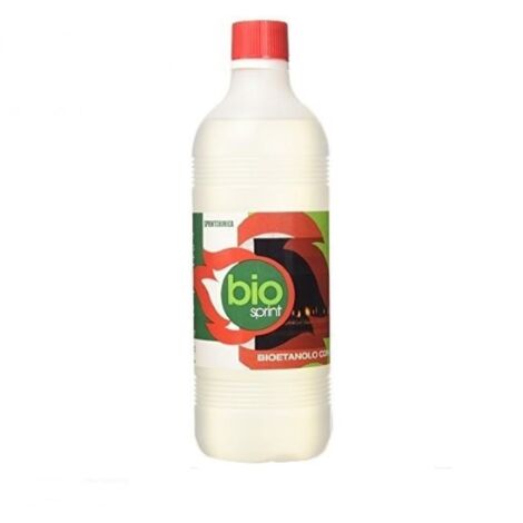 Bioéthanol 1L pour bio cheminées – Combustible liquide écologique – Alcool éthylique d'origine végétale – Prêt à l'emploi – Sprintchimica
