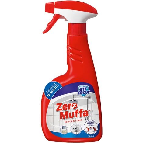 Spray anti-moisissure ZeroMuffa e'limine les algues de moisissures des sols  des murs dans les environnements ferme's 0,5 l de de'sinfection interne et  externe