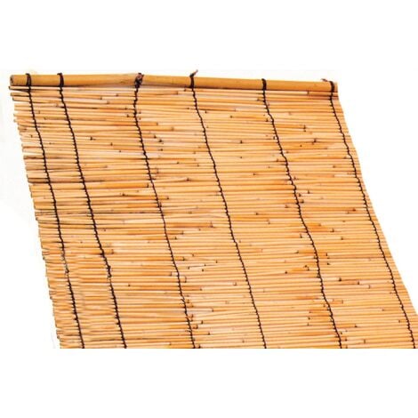 Paravent Arella en cannes de bambou cm 200x300 pour terrasse de balcon de jardin exte'rieur