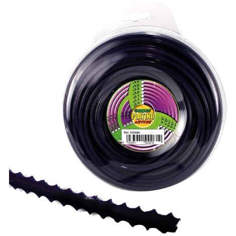 Filo Seghettato In Nylon Per Decespugliatore 15 Metri Platino - Active - Foto 4