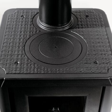 La Nordica Extraflame couvercle de rechange en fonte noire pour poele Gemma Liberty re'f. 7131653