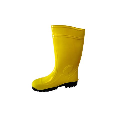Bottes de travail en pvc jaune se'curite' S5 avec embout et