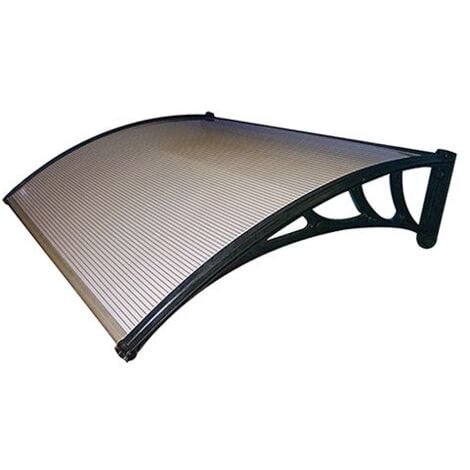 Abri exte'rieur en polycarbonate transparent avec supports en plastique cm100x150