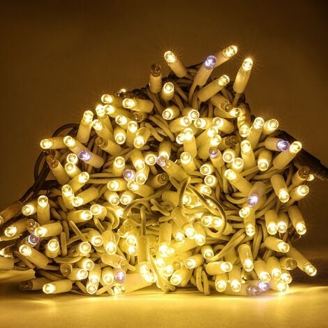 Guirlande lumineuse rideau lumineux 10 tubes effet goutte 100 LED